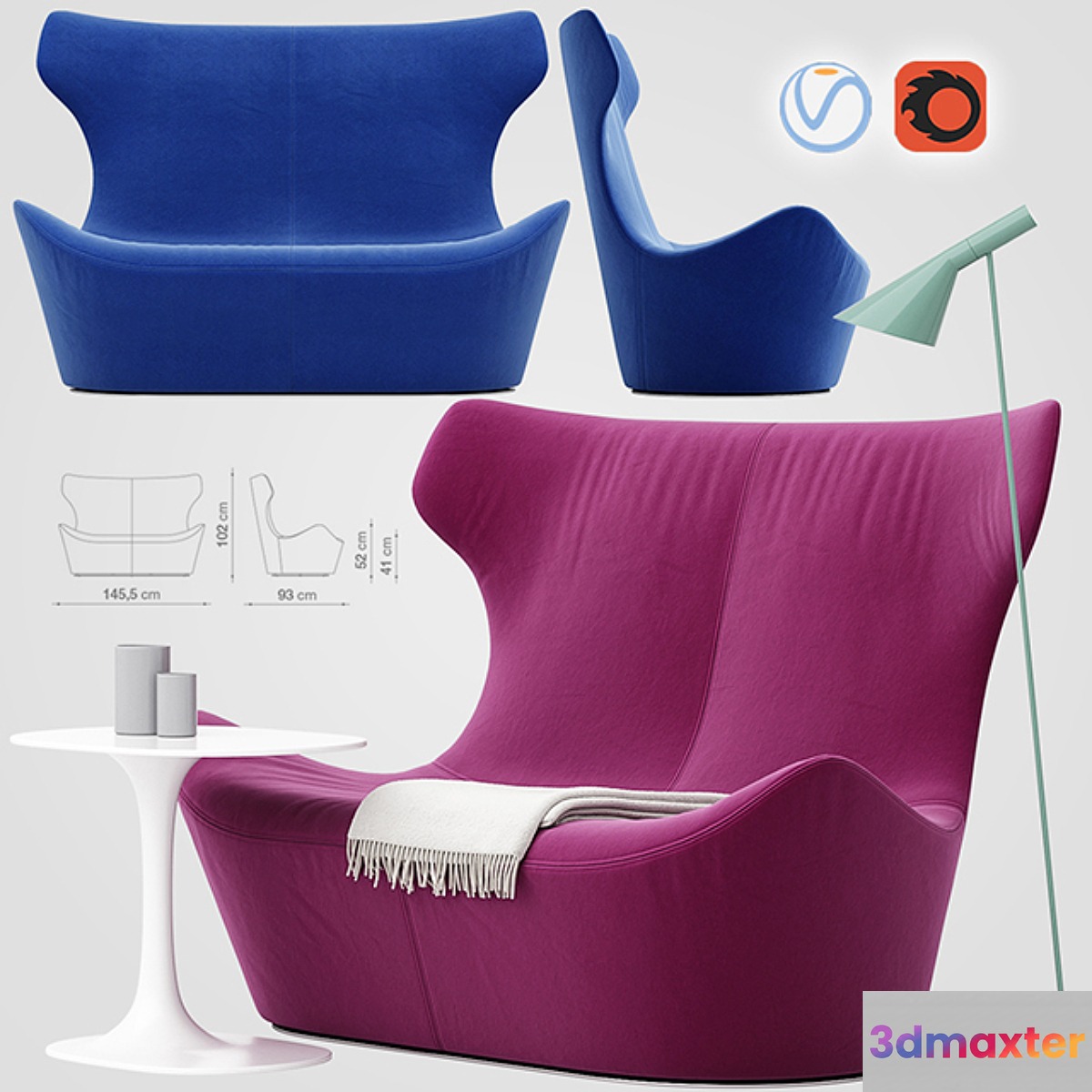 Love Papilio sofa