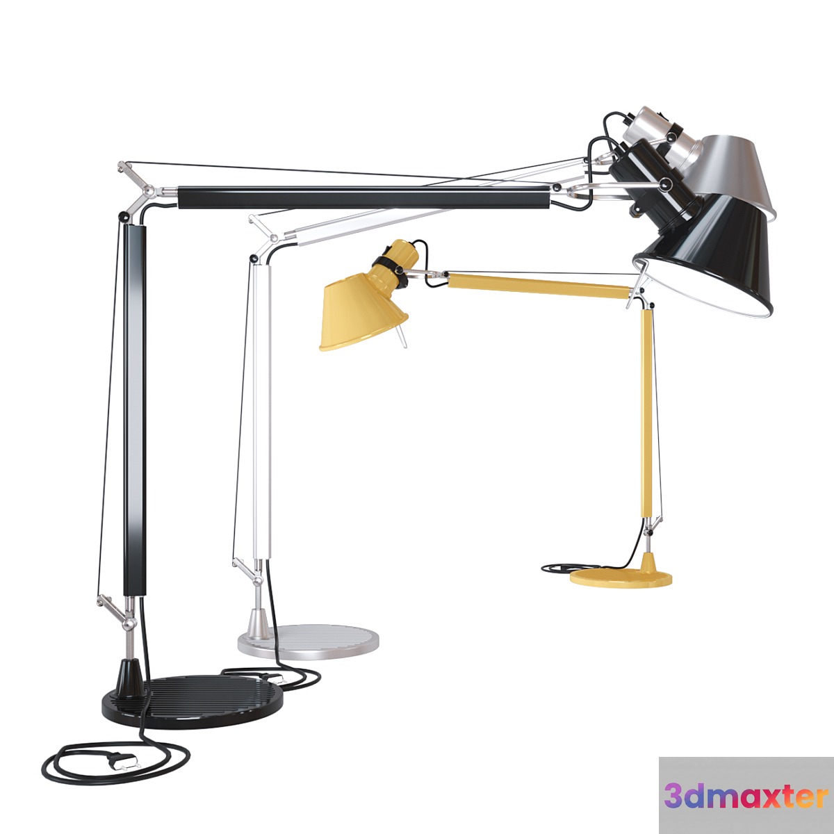 Tolomeo Micro Table 3D Max