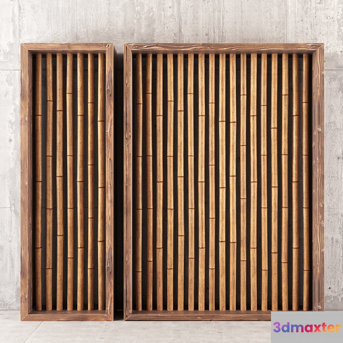 Bamboo decor dranch 3D Max