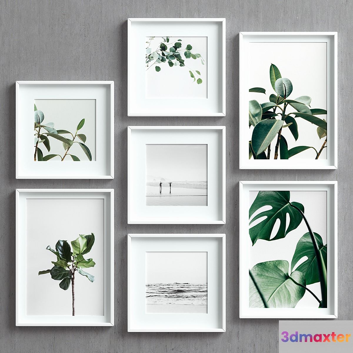 Picture Frames Set-29 3D Max