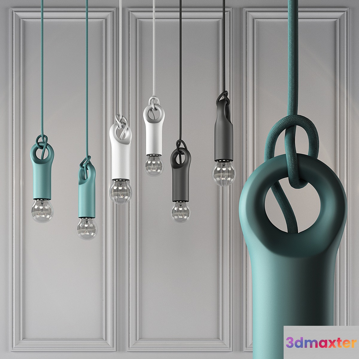Patrick Hartoq LIFTING PENDANT LIGHTS