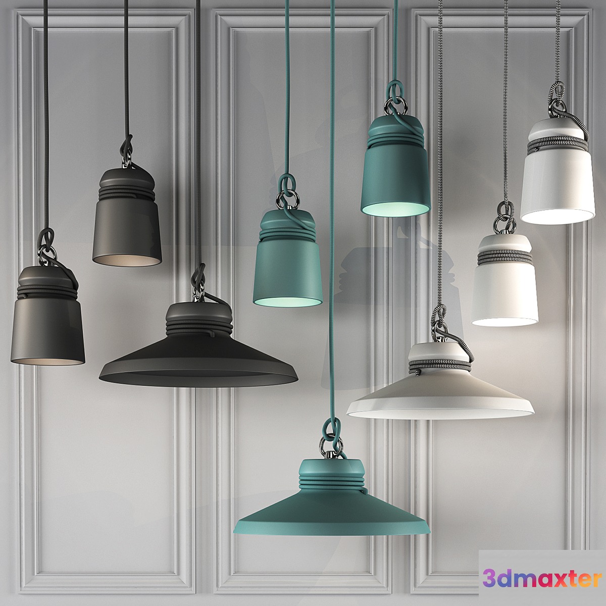 Patrick Hartoq CABLE LIGHT PENDANT SERIES 2 - No.2
