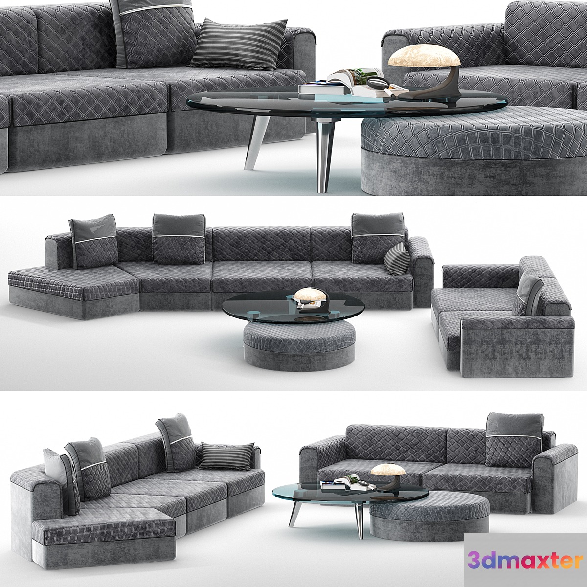 Vittoria Frigerio Sofa - No.2 3D Max