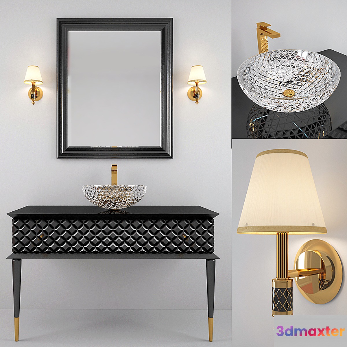 bathroom furniture Armadi Art Capitone - No.2