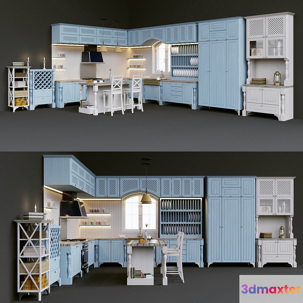 Provencal cuisine 3D Max