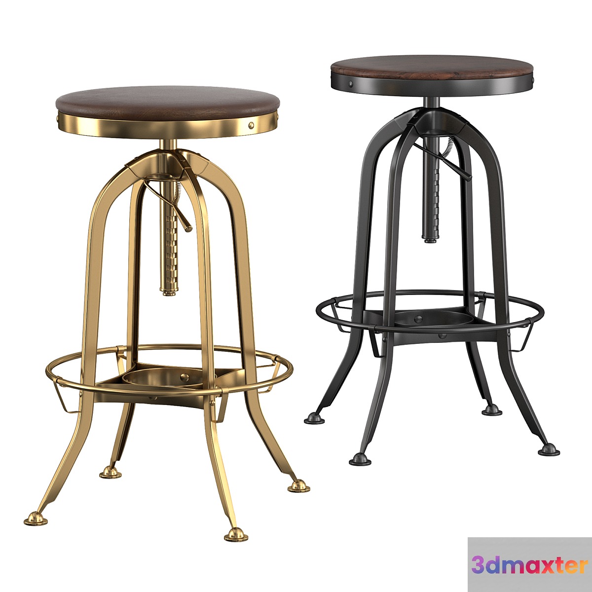 Bar stool TOLEDO - No.3 3D Max