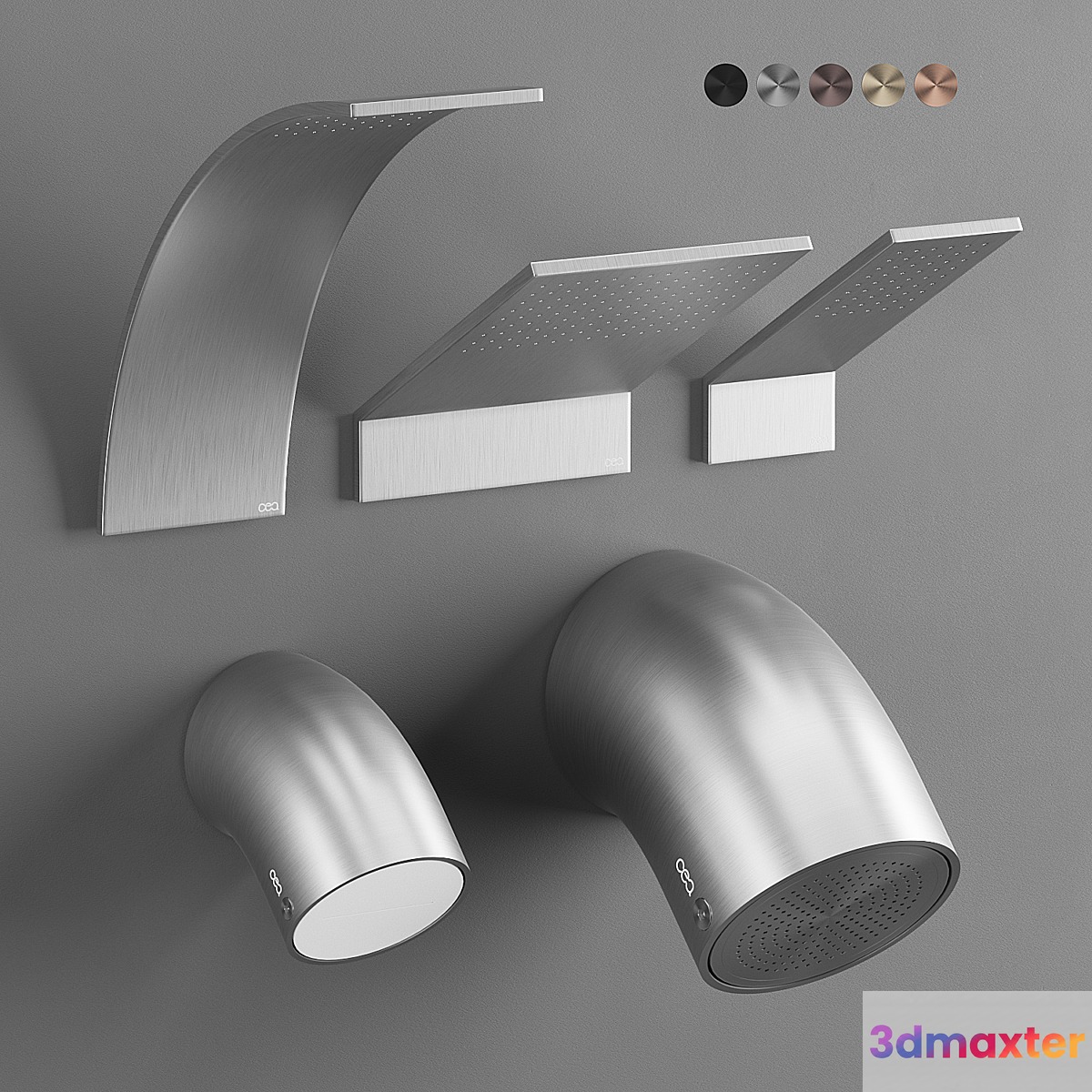 CEA Shower Heads 3D Max