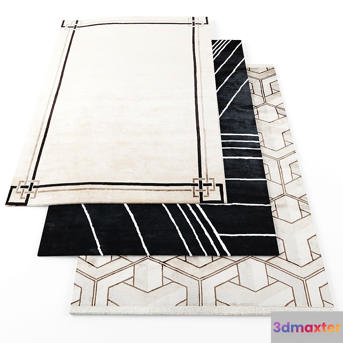 Birgit Israel rugs 3D Max