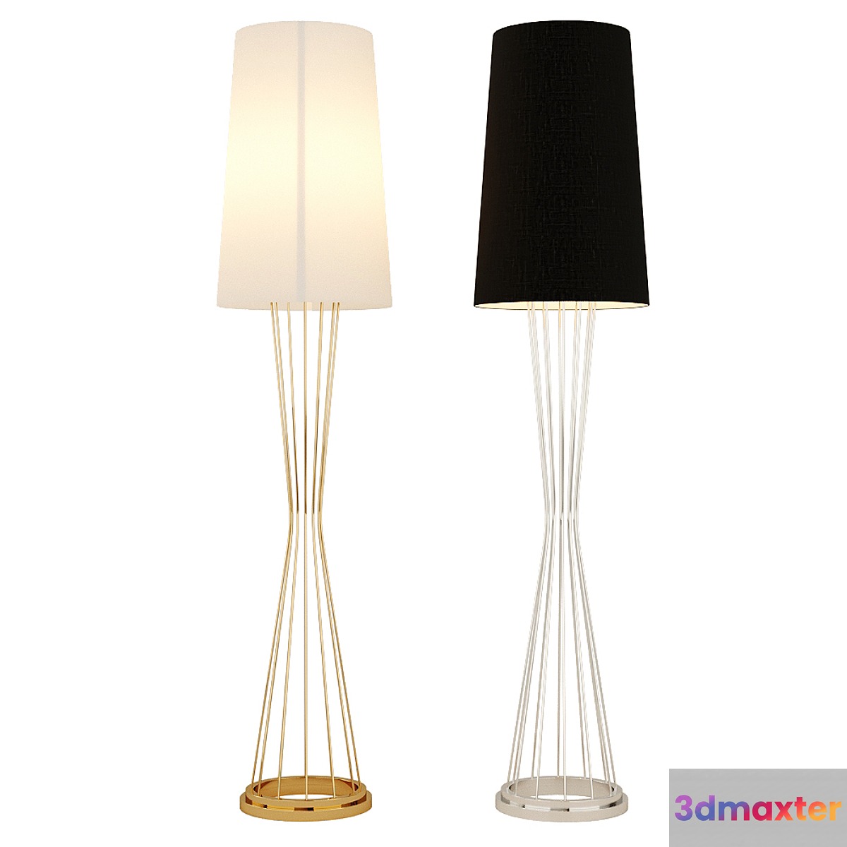 Floor lamp Eichholtz 110717 holmes 3D Max