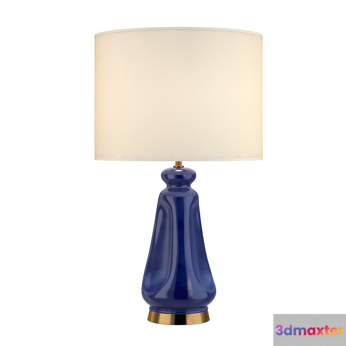 Casual Kapila Table Lamp In Blue Celadon 3D Max
