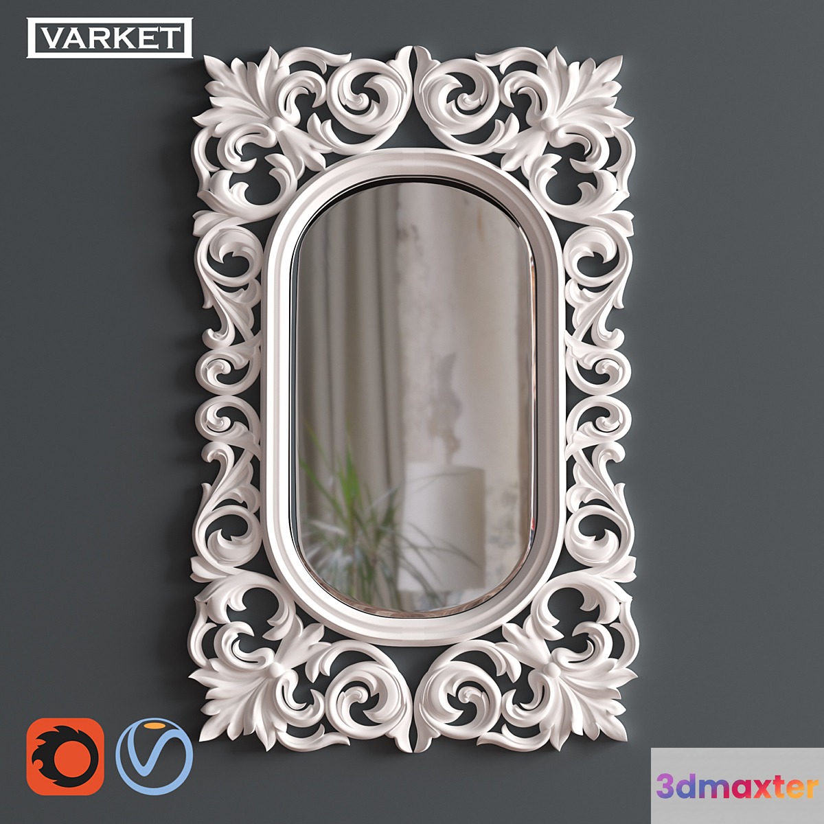 OM Mirror Varket Fiore 3D Max