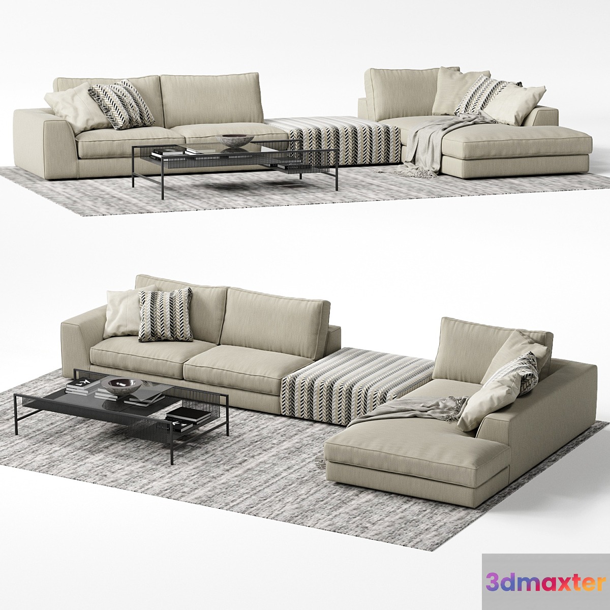 Eole 2 sofa 3D Max