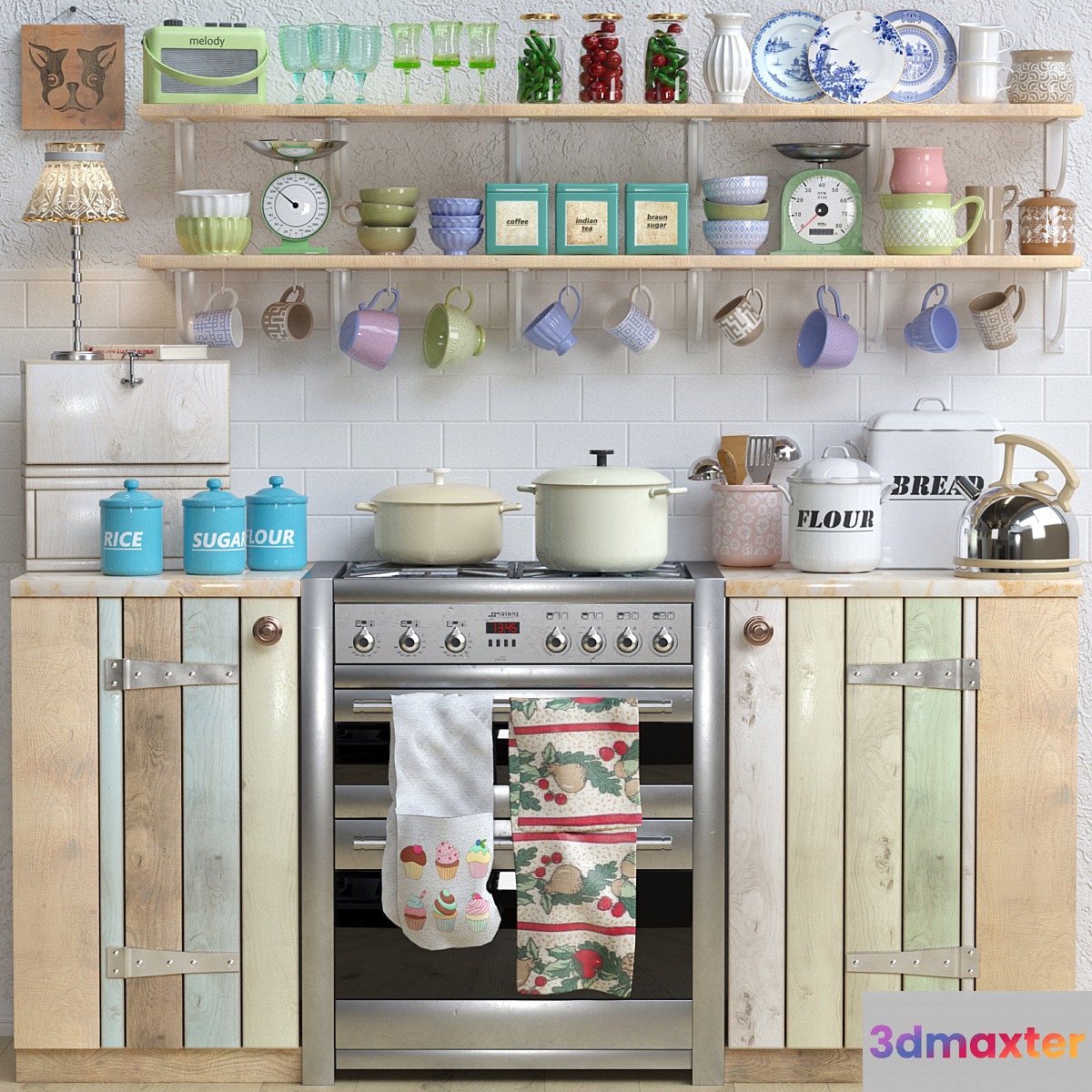 kitchen 3D Max