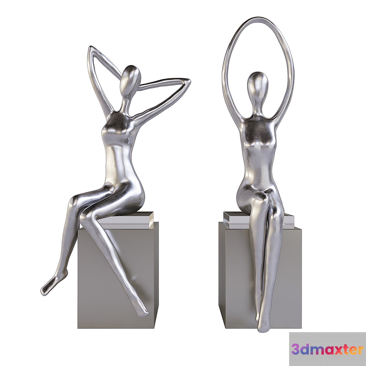 Jaylene Figurines S _ 2 Uttermost 3D Max