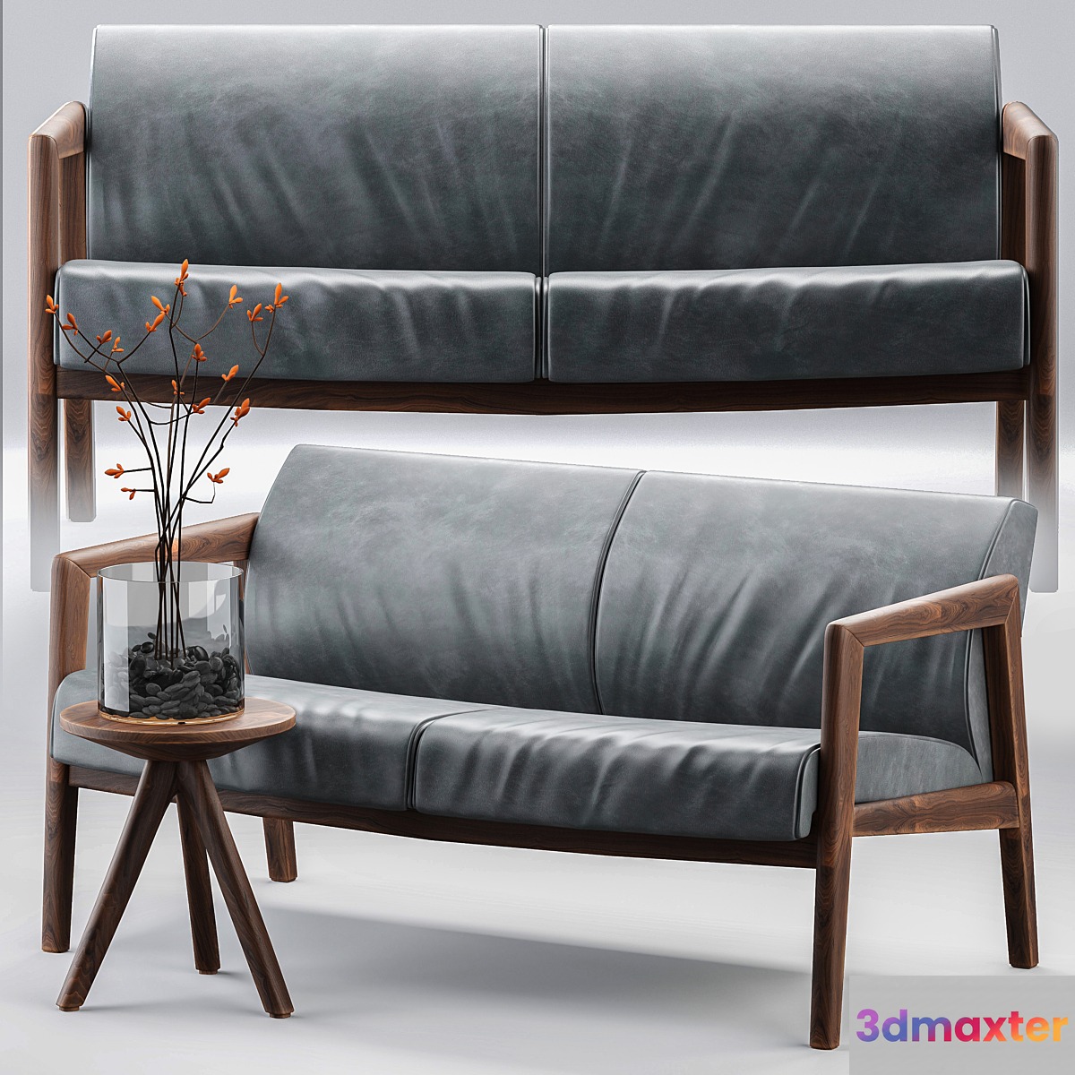 Thonet sofa 3D Max
