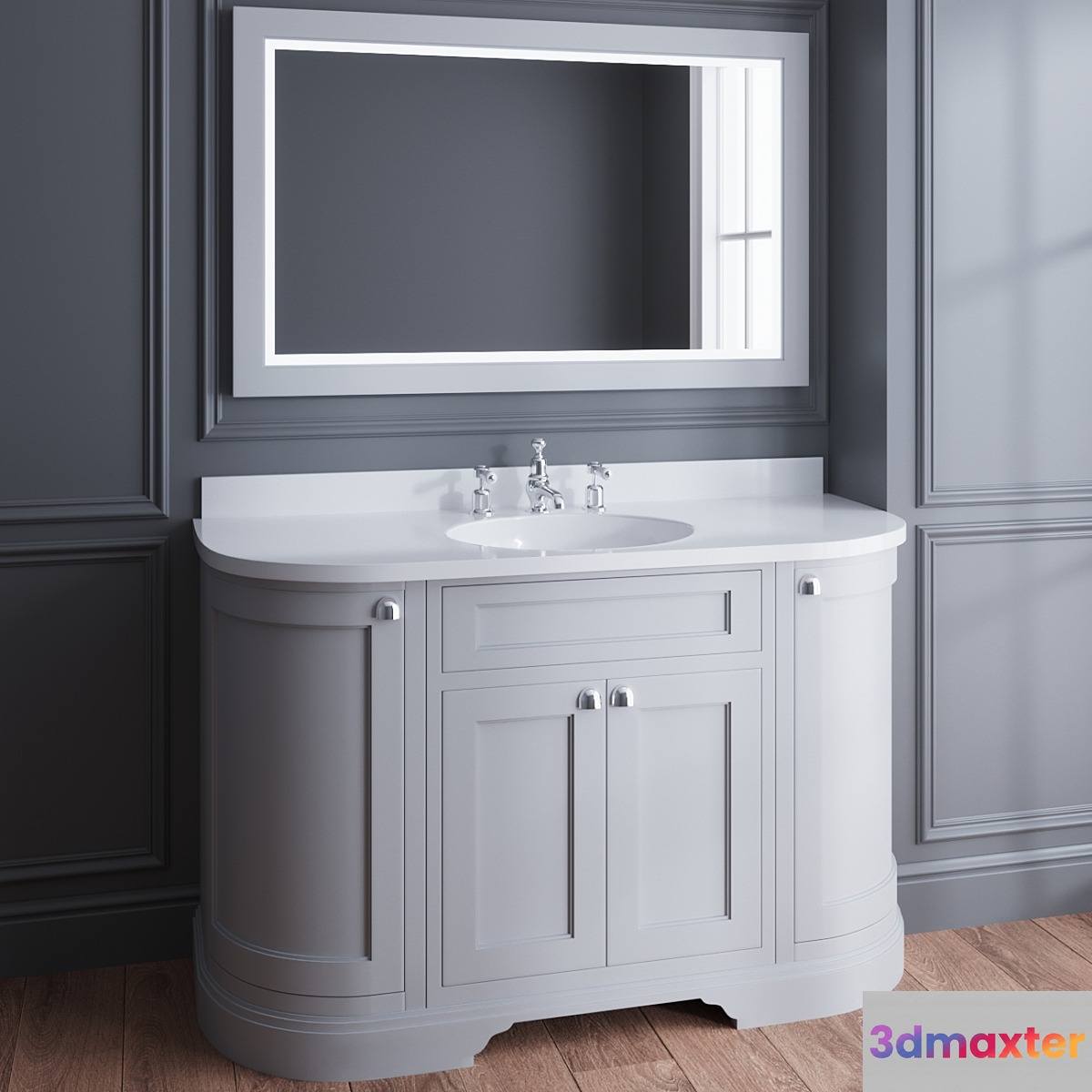 Set of bathroom furniture from Burlington 3D Max