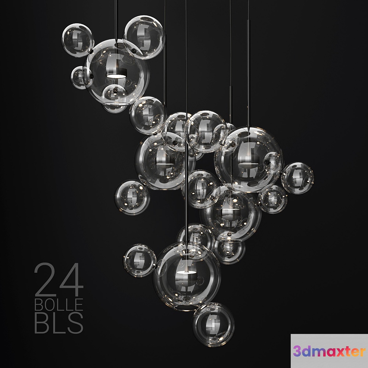 Giopato & Coombes BOLLE 24 bubble  Clear_black