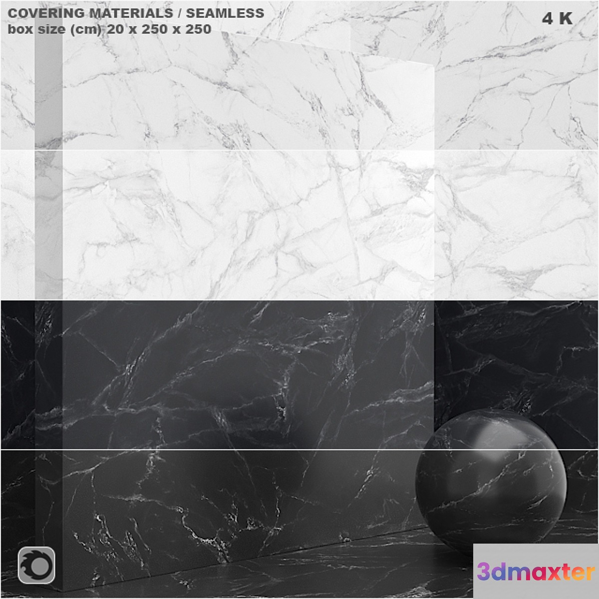 Material (seamless) - coating marble plaster set 57