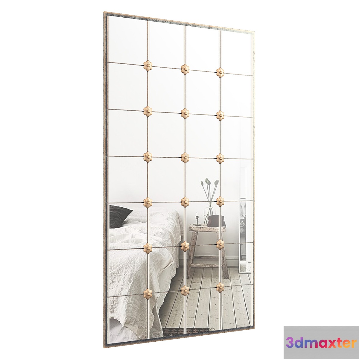 Antique Mirror - Eichholtz Cedar 110692 3D Max