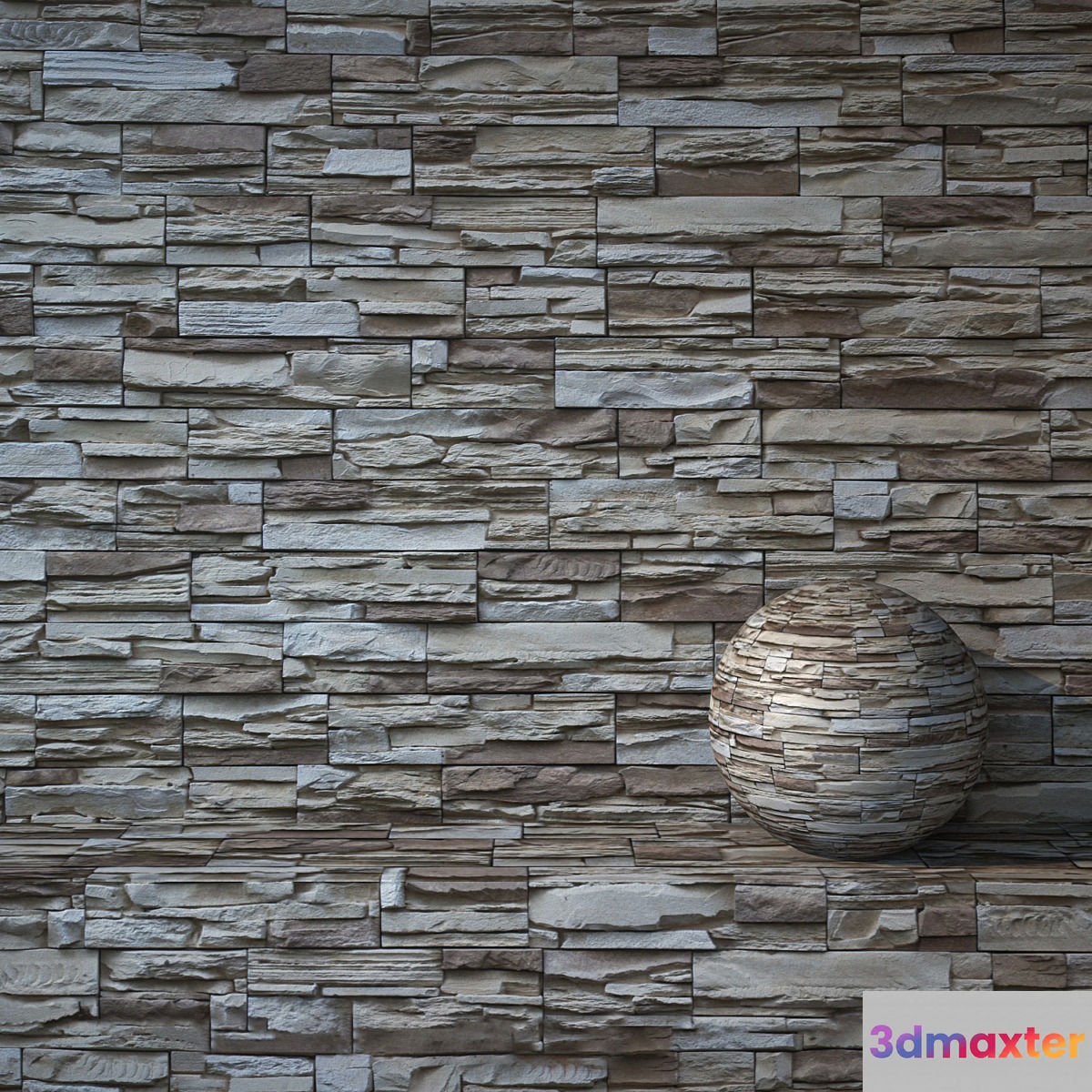 Natural stone 156 3D Max