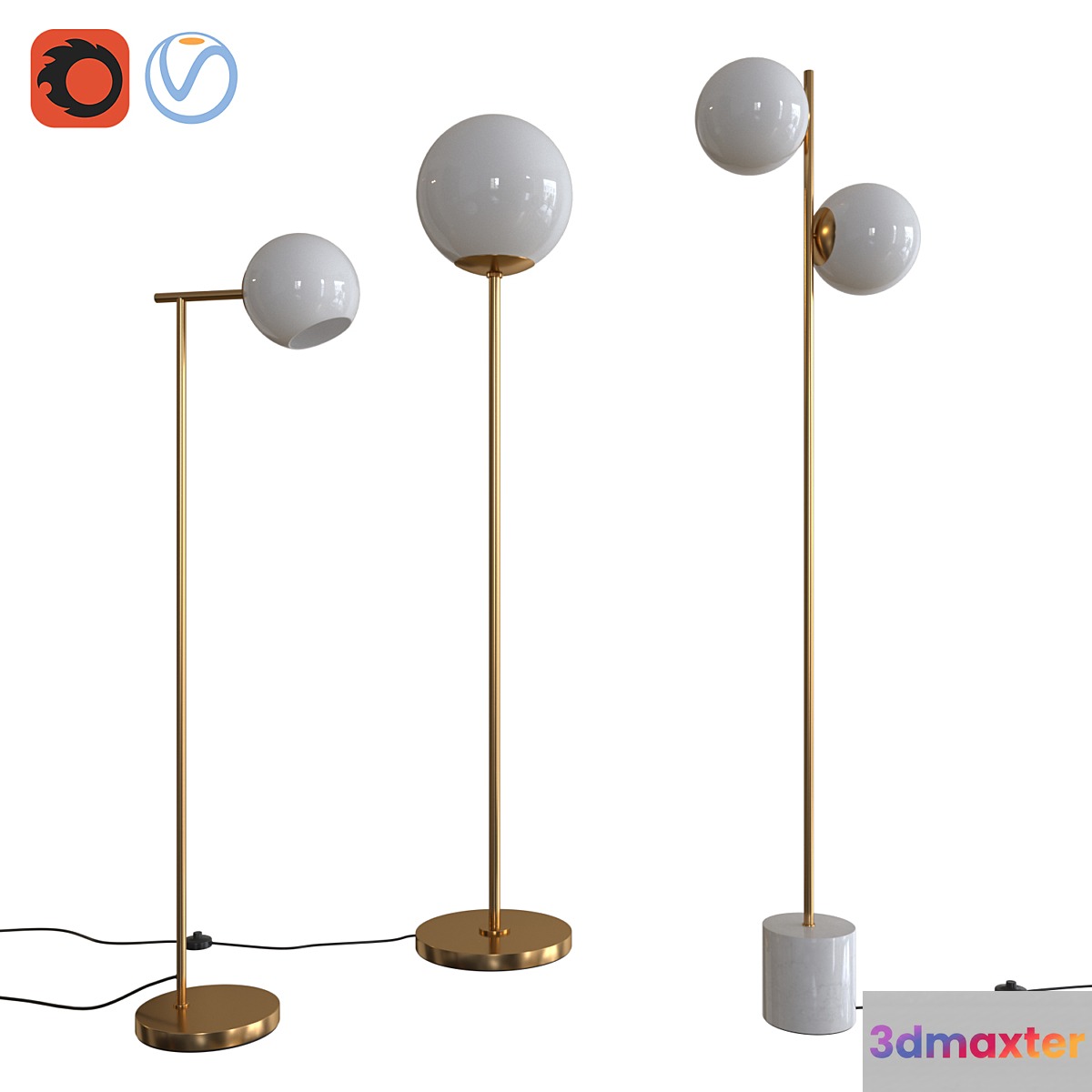 West Elm Floor Lamps Set 02 - No.4