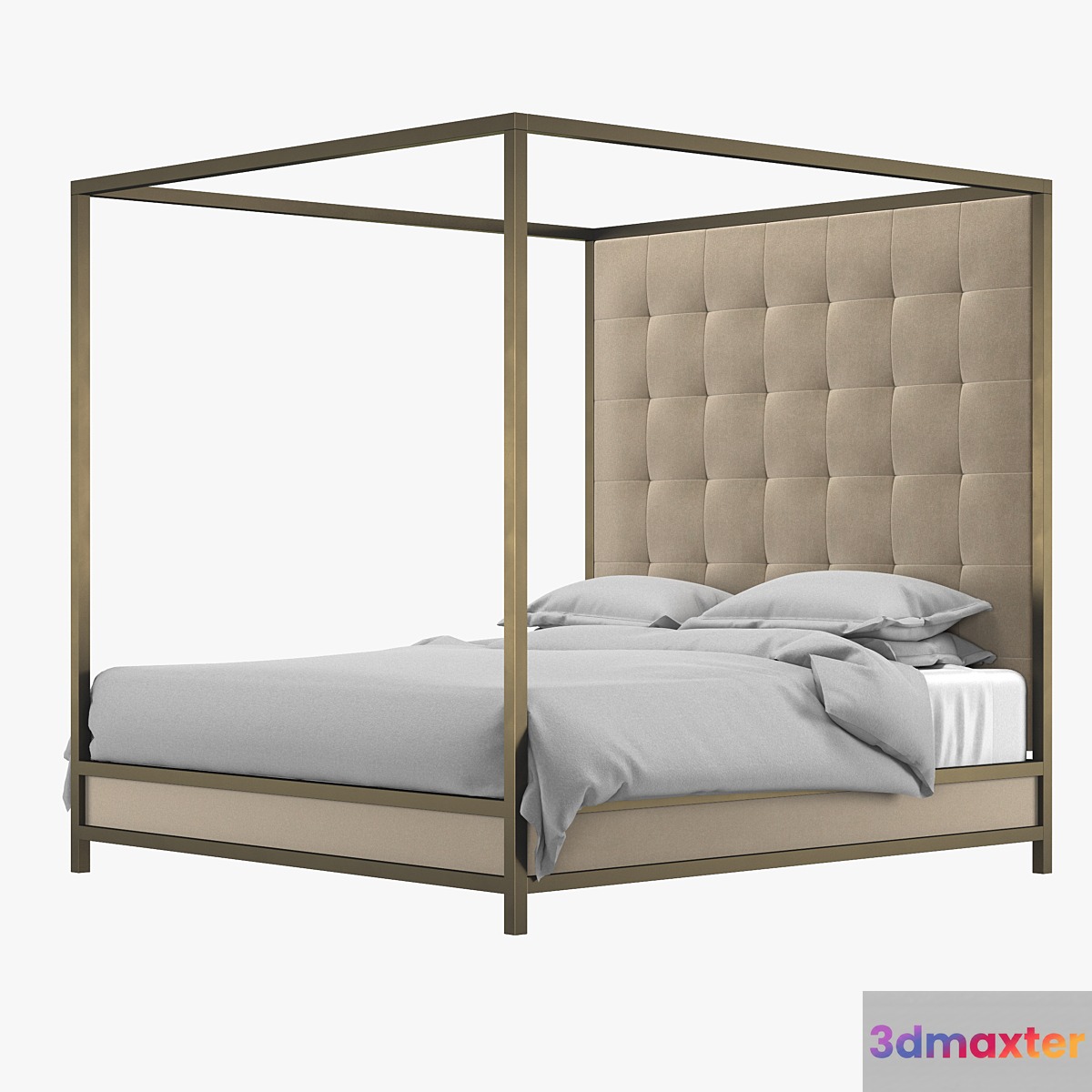 BED WITH COLUMBERS