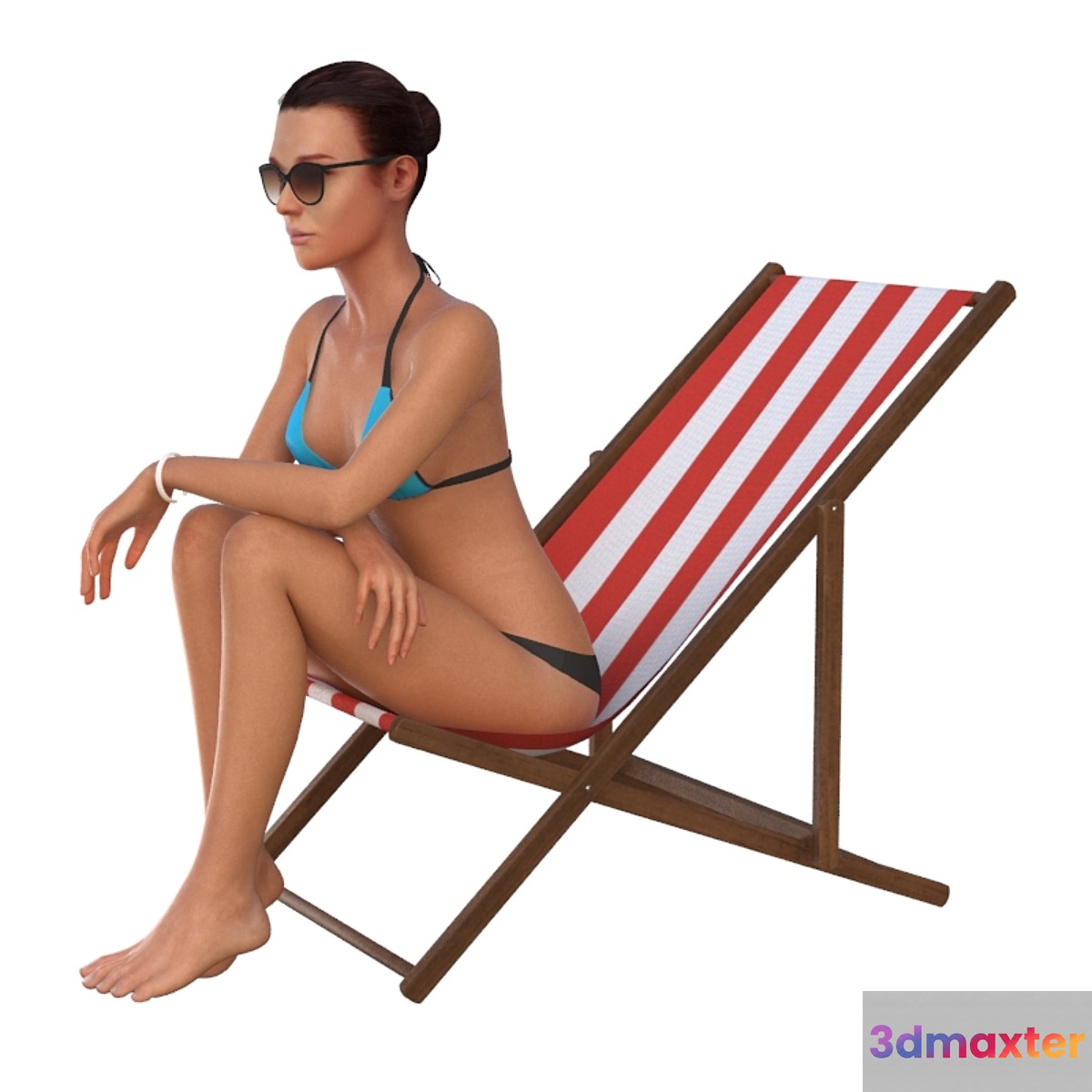 The girl in the beach chair - No.2