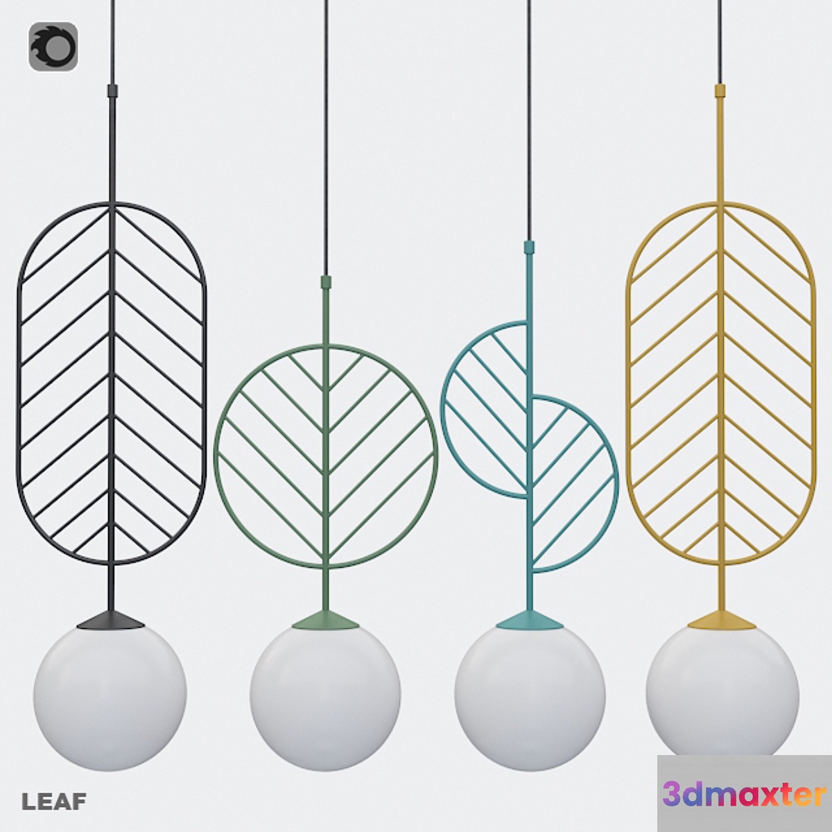 Lamps Lampatron Leaf collection 3D Max