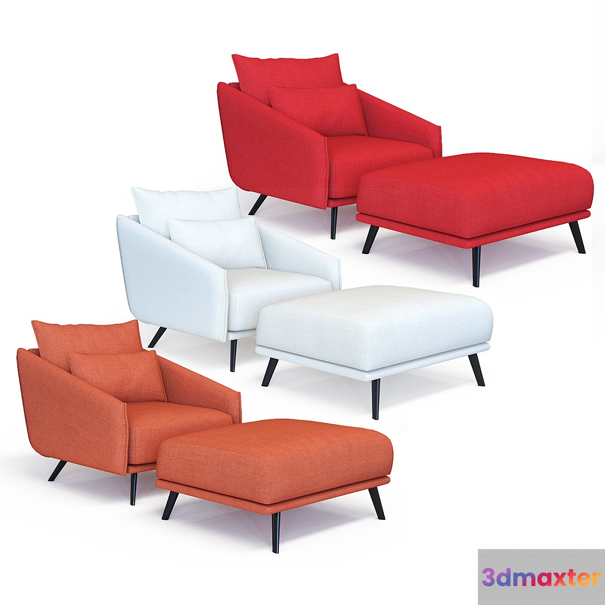 chair STUA COSTURA 3D Max