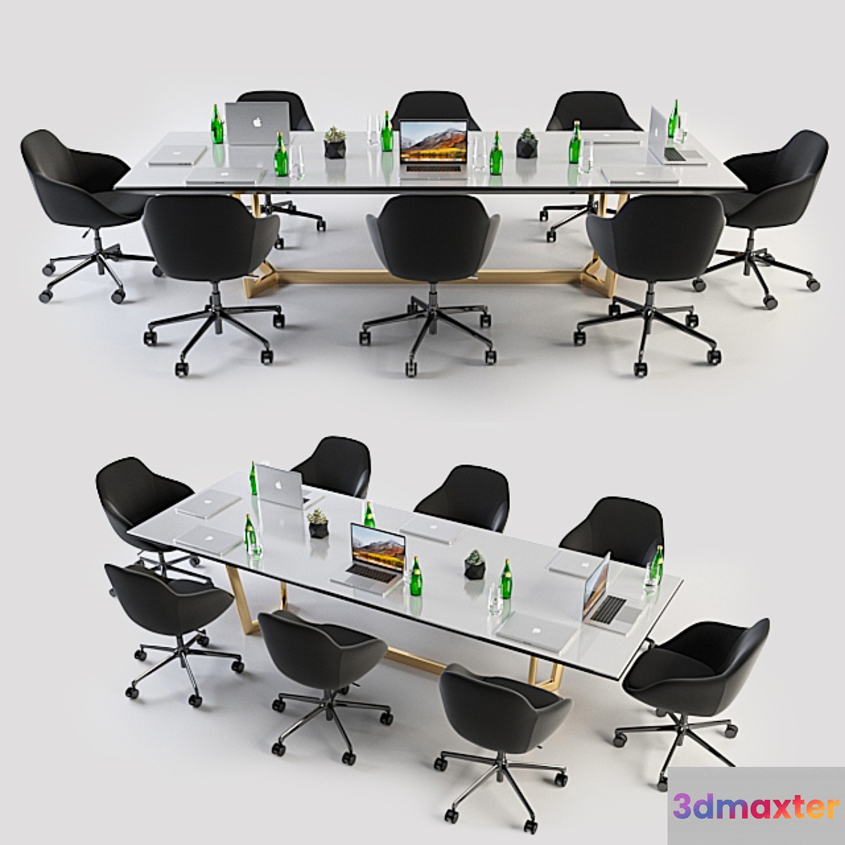 meeting room set 01 3D Max