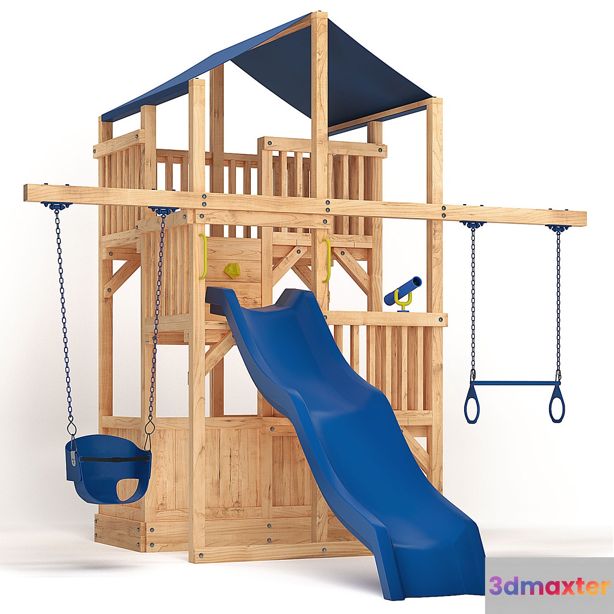 Quad Space Saver Swing Set - No.2
