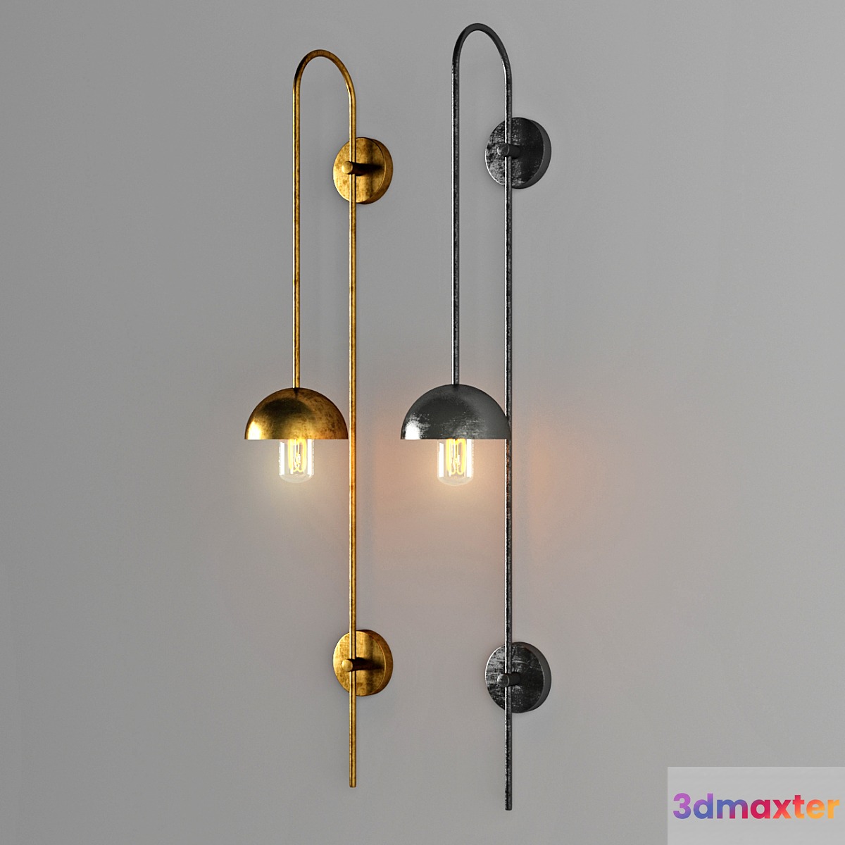 Modern Wall Light 3D Max