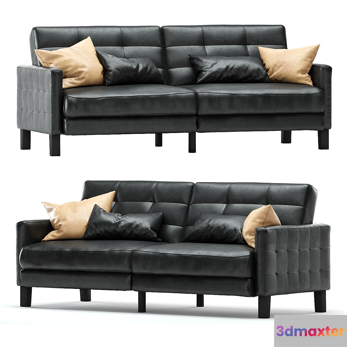 Sofa DHP Miller Futon 3D Max