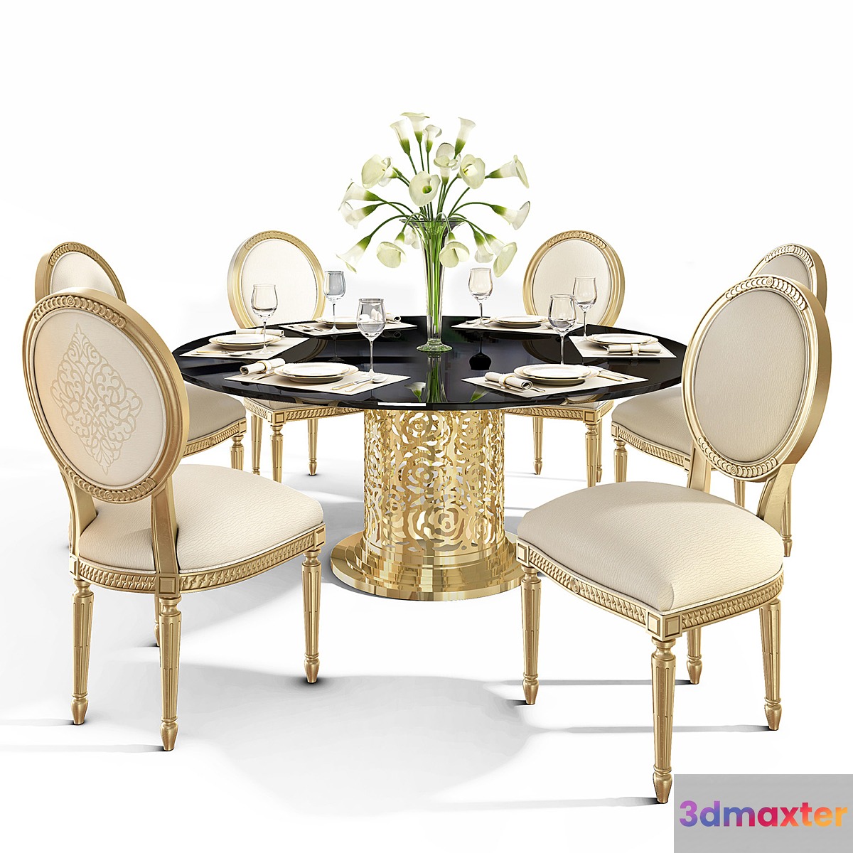 THE REGAL SIG-016-281 CHAIR 3D Max