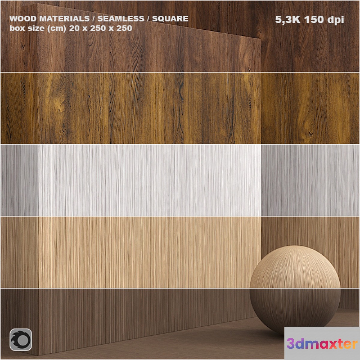 Material wood _ veneer _ (seamless) - set 32 3D Max