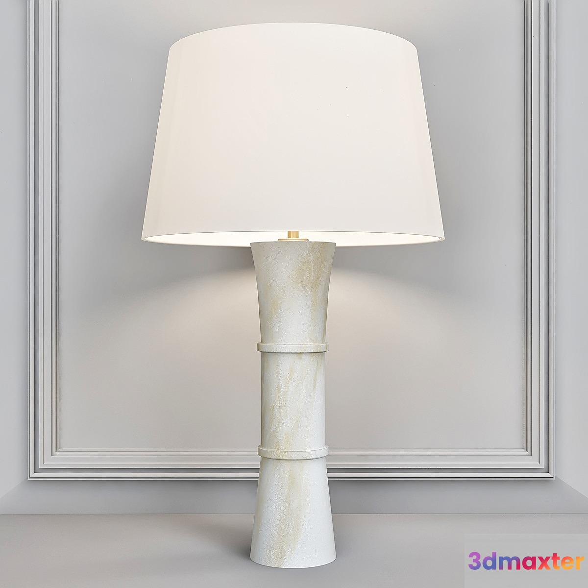 Baker Bali table lamp 3D Max