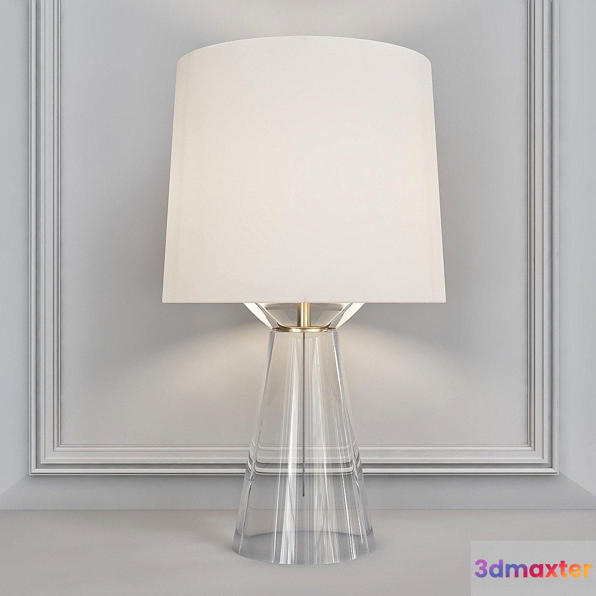 Baker Waistline Table Lamp - Short 3D Max