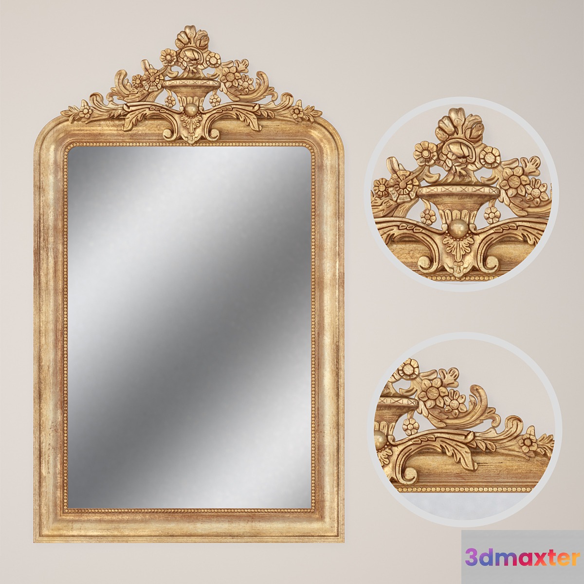Louis Philippe Gilt Mirror Restoration Hardware - No.3