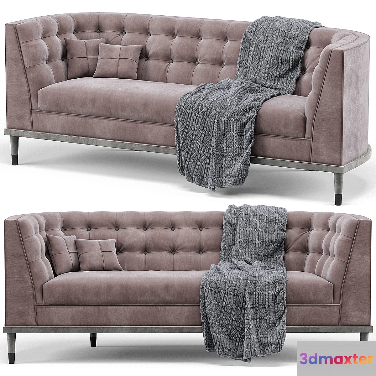 Gisele Curved Sofa 3D Max