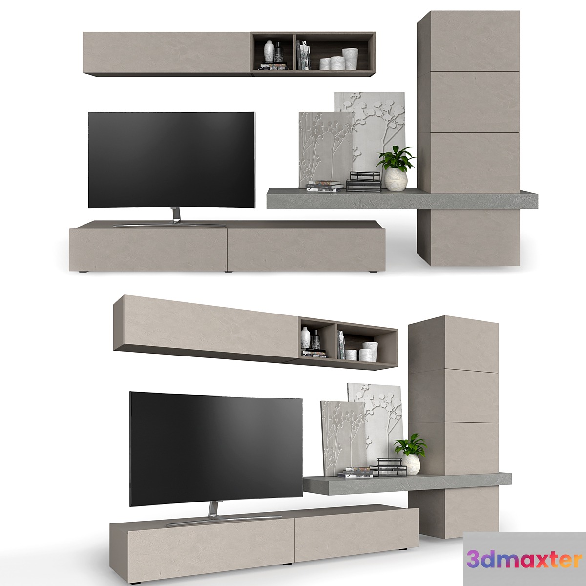 Living room furniture SANTALUCIA MOBILI 3D Max