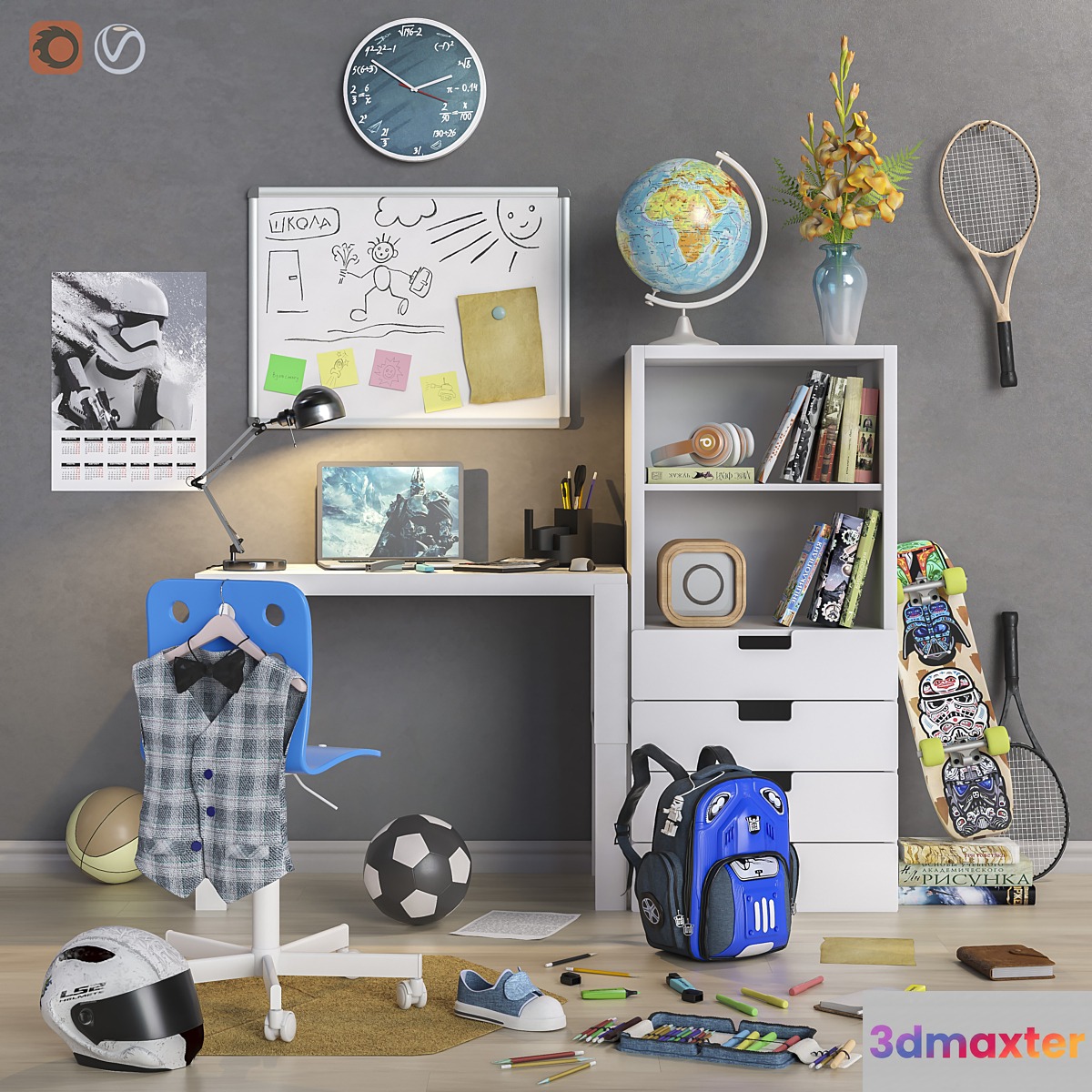 Furniture and accessories for the children's room 
