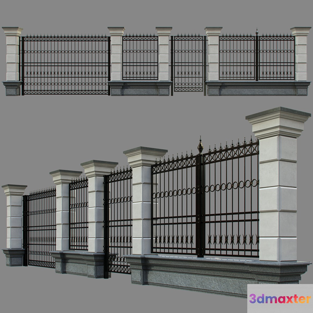 Forged fence - No.4