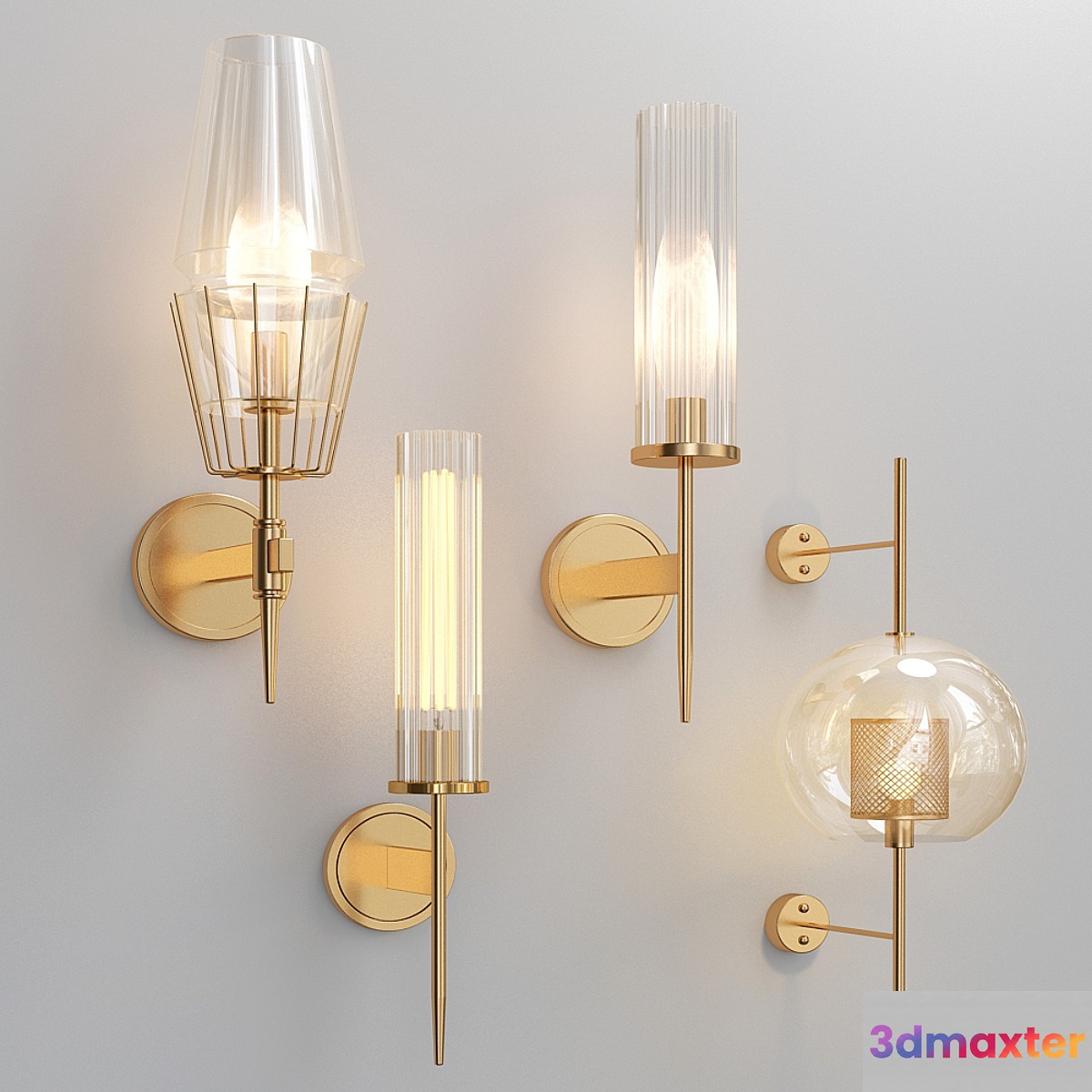 Four Nice Wall Lights_2