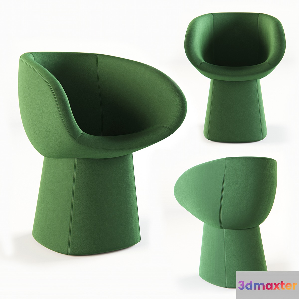 Moroso Armada small armchair 3D Max