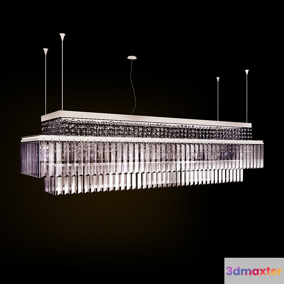 Casa Baguette Chandelier 3D Max