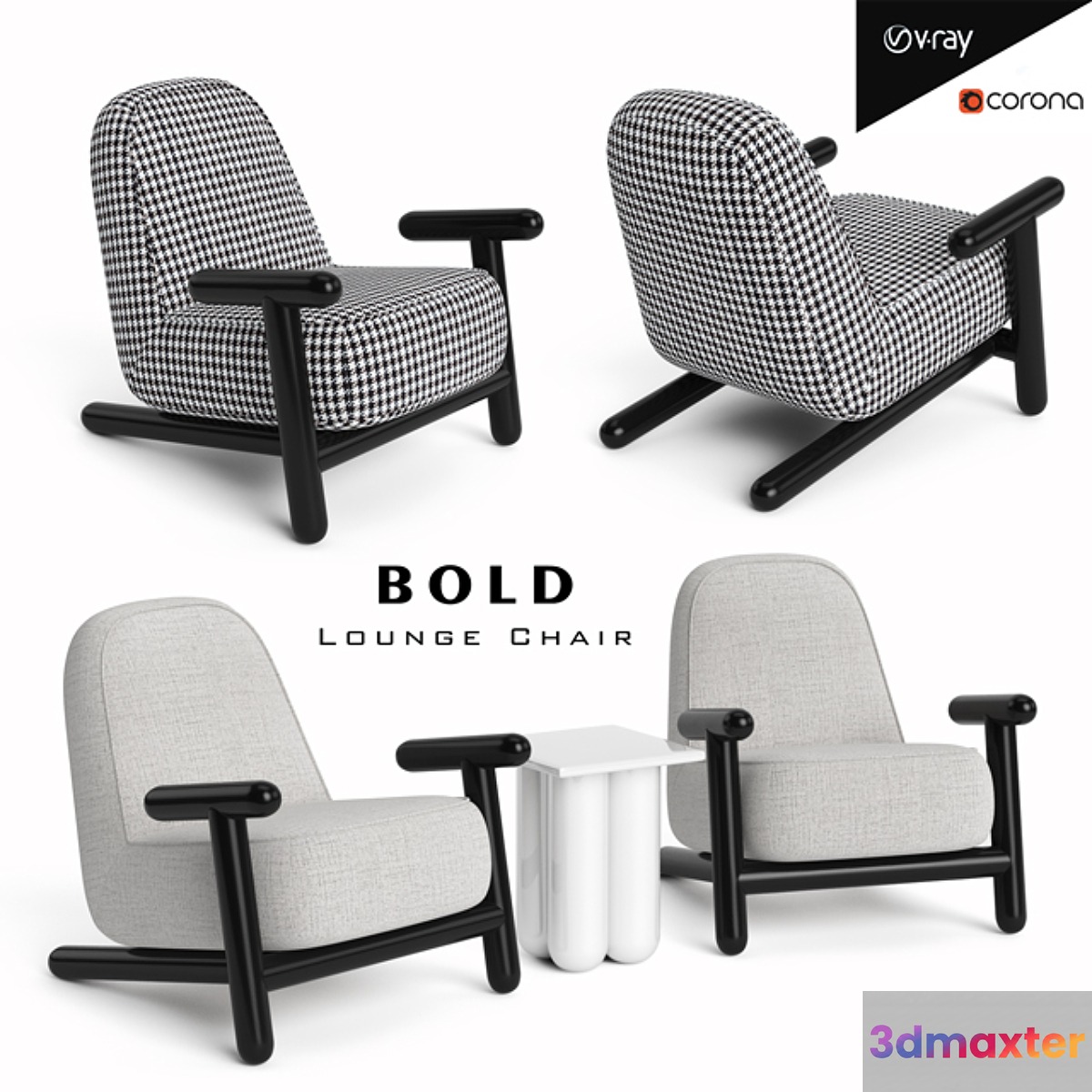 BOLD Armchair - No.3 3D Max