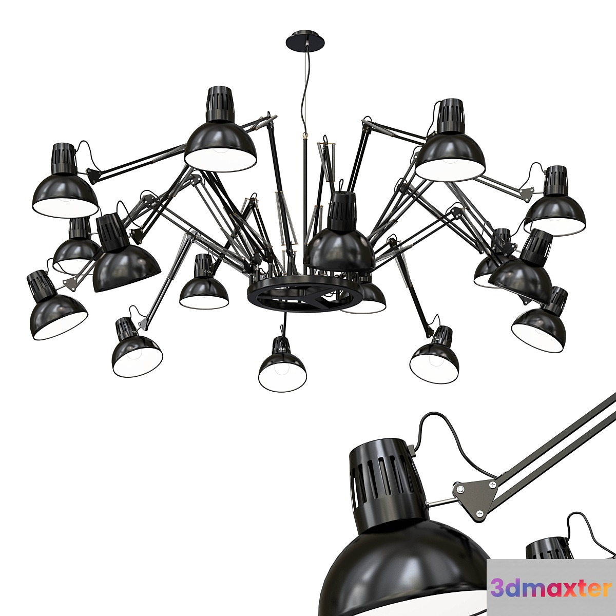 chandelierspider 3D Max