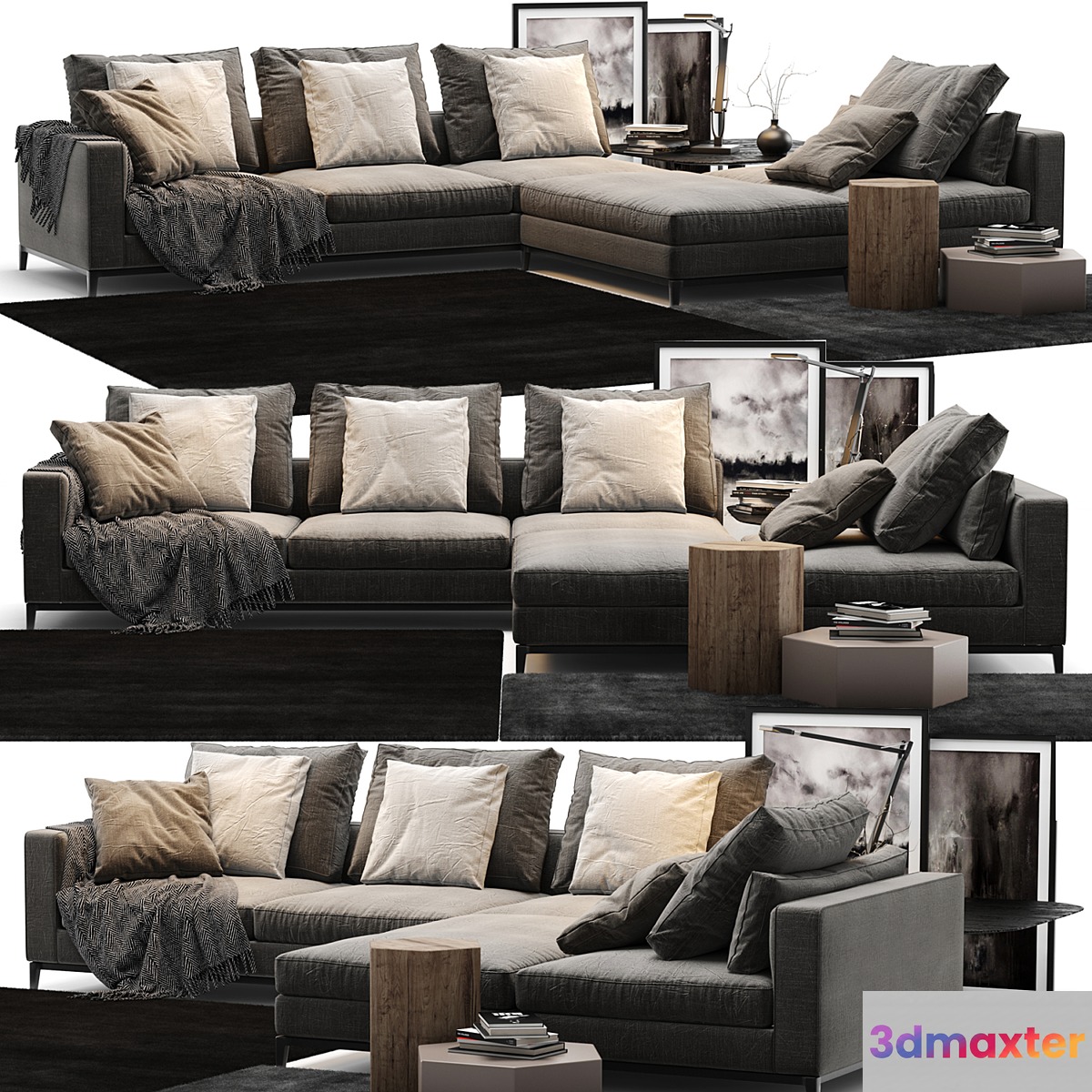 Minotti Andersen Sofa 3D Max