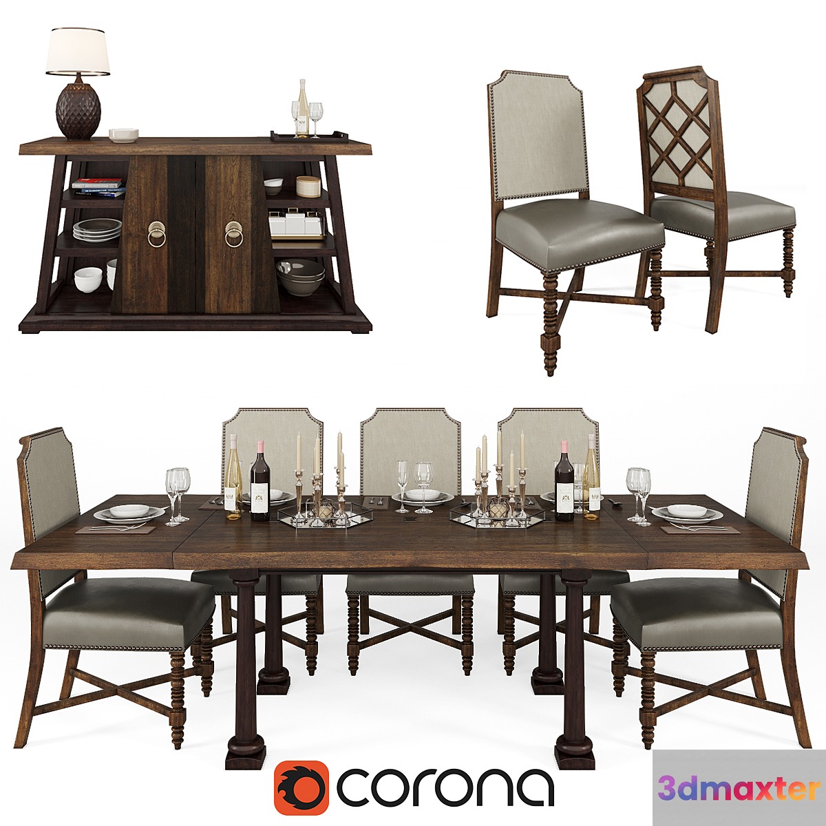 ART Furniture Inc American Chapter Formal Dining Room Group