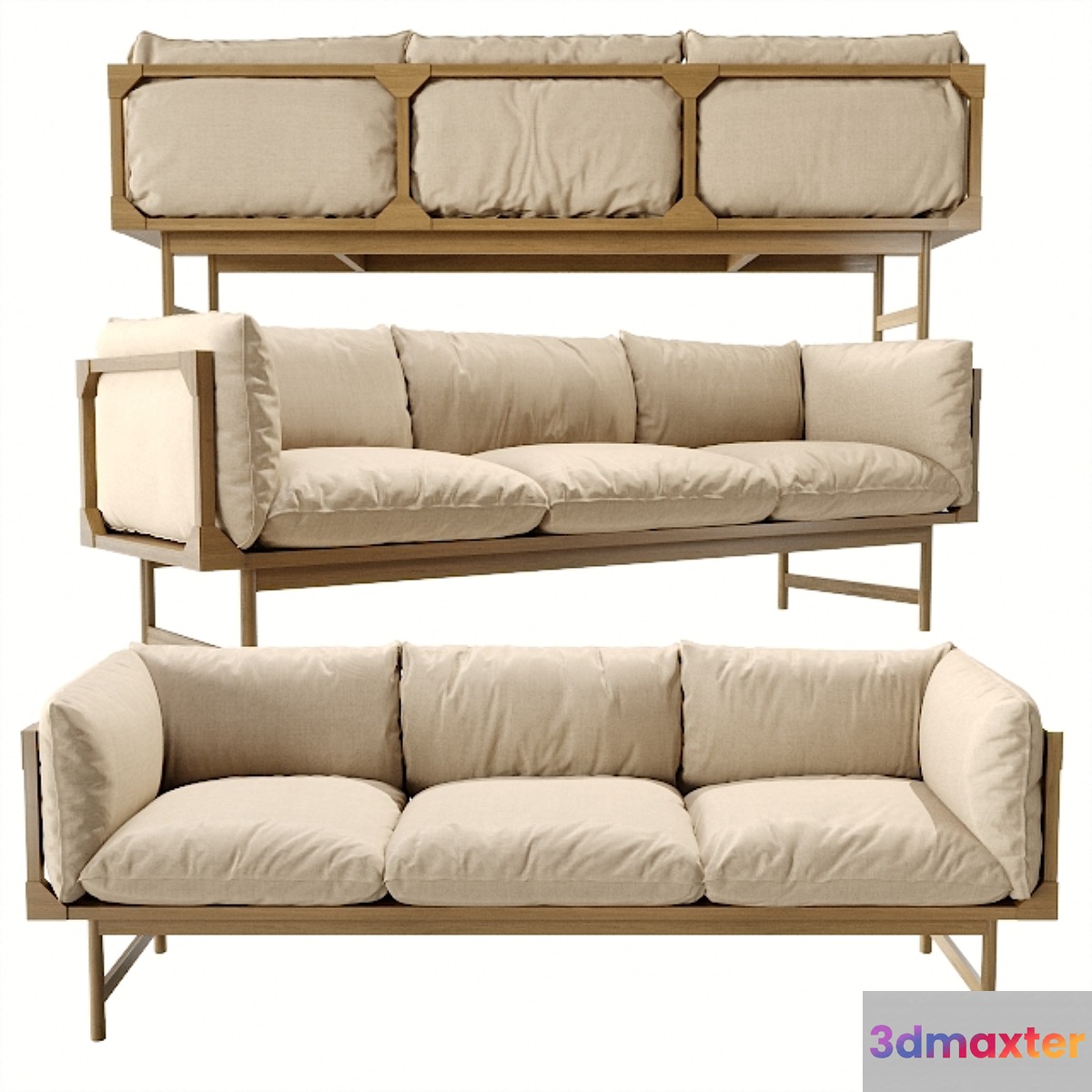 Garsnas-Bleck sofa 3D Max